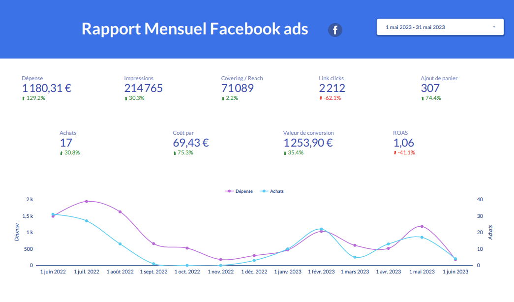 Conclusion rapport facebook ads